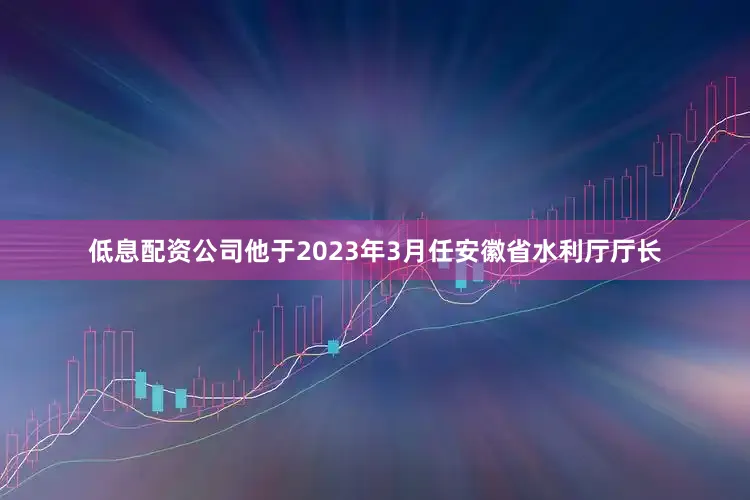 低息配资公司他于2023年3月任安徽省水利厅厅长